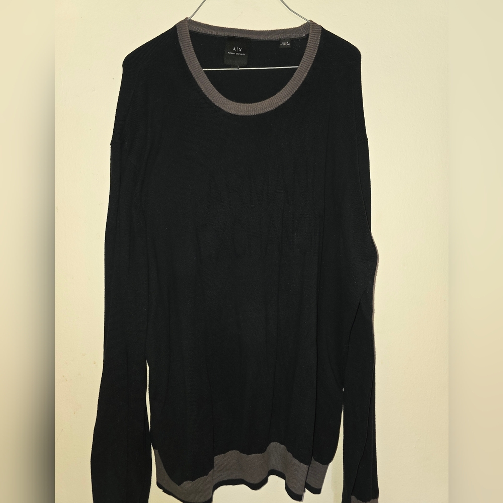 Armani Exchange Black Sweater